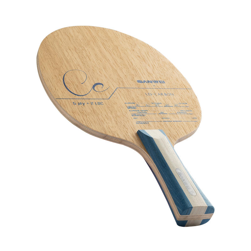 Table Tennis Custom Bat - SANWEI CC CARBON ракетка для настольного
