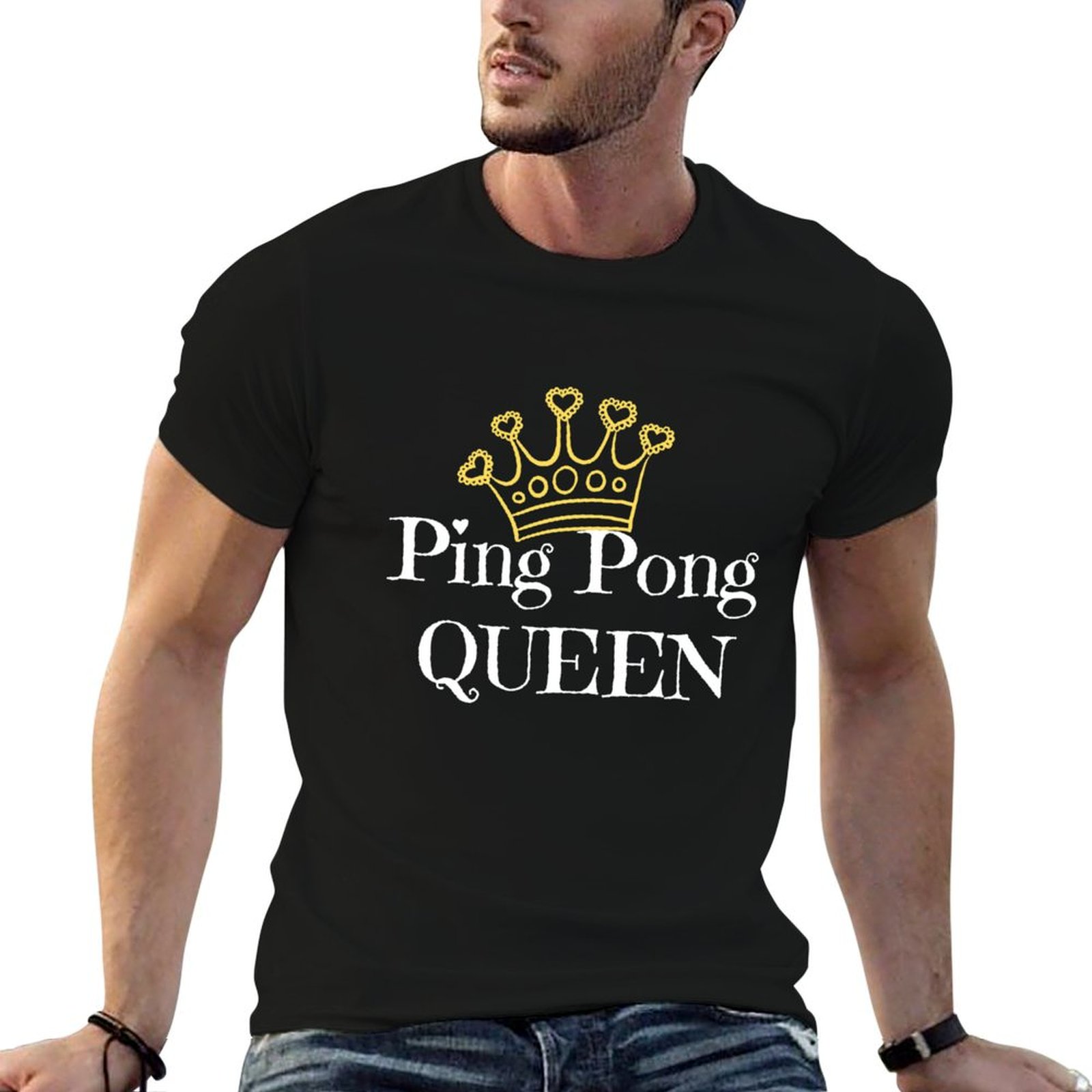 Table Tennis Queen - Футболка для любителей настольного тенниса Ping