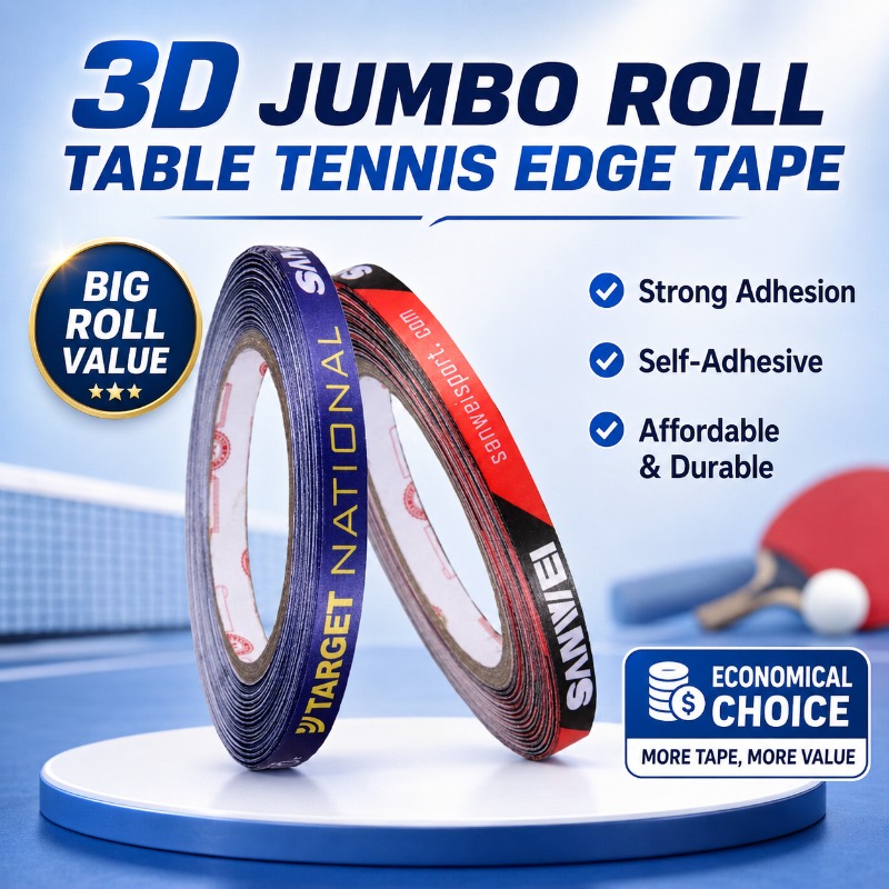 Table Tennis Logo - Оригинальная защитная лента Sanwei 1смx25м из