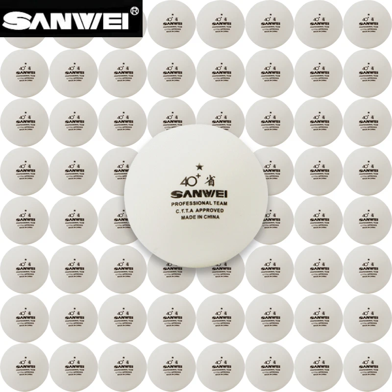 Table Tennis Usa Team - SANWEI 100 шт./упак. 40+ мячи для