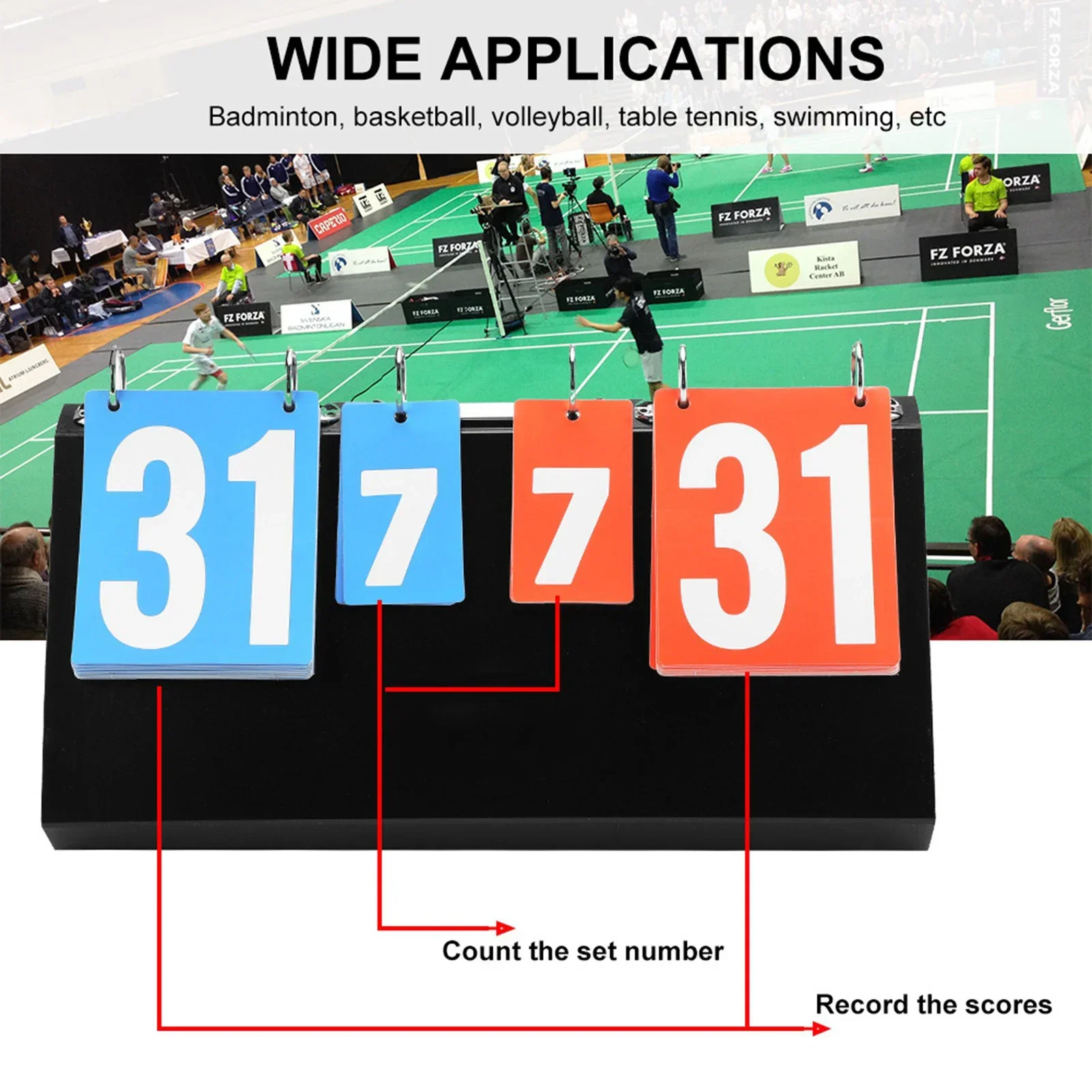 4-значное табло для спортивных – обзор и цена Table Tennis Scoreboard