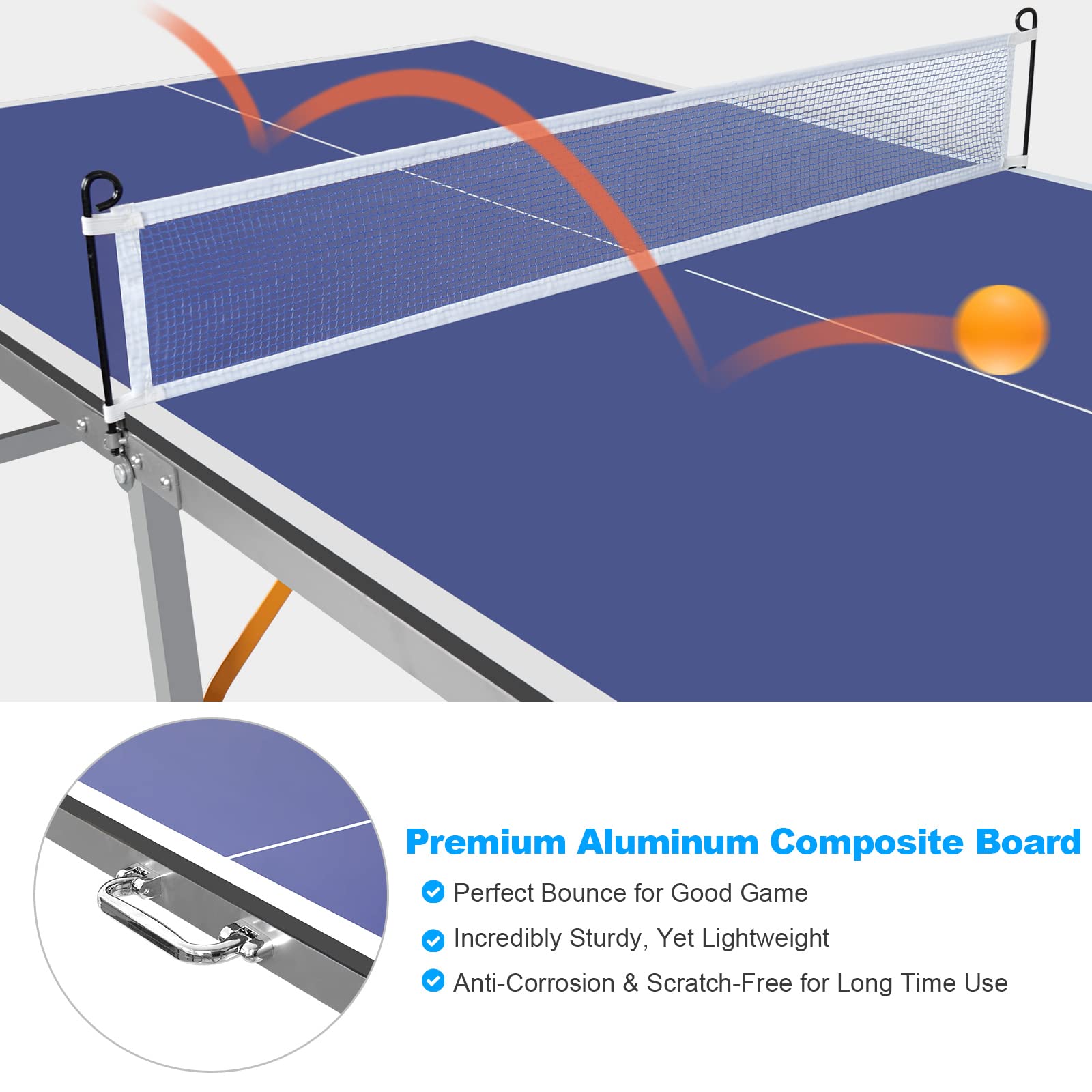 Портативный стол для настольно – обзор и цена Table Tennis Usa Team